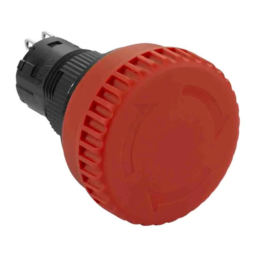 Produktfoto 1 von Schneider Electric XB6E Not-Aus-Drucktaster, Panel, Ø 22 mm, 2 Öffner, Rot IP65 Better World, Drehfreigabe
