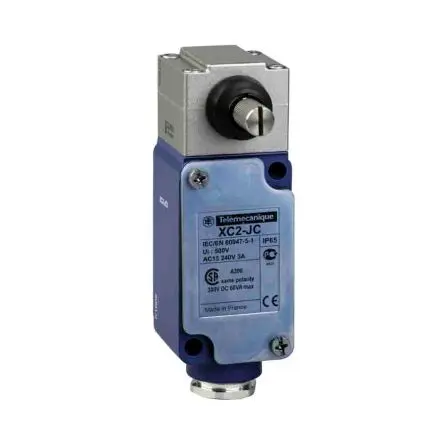Produktfoto 1 von Telemecanique Sensors XC2J Endschalter, Rollenhebel 1 Wechsler, IP65, IP657, Metall 240V ac 3A