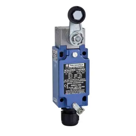 Produktfoto 1 von Telemecanique Sensors XCKJ Endschalter, Rollenhebel 1 Schließer/2 Öffner, IP66, Zinklegierung 240V ac 1.5A