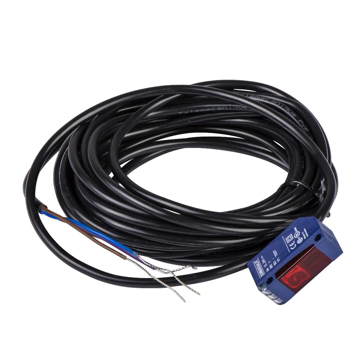 Produktfoto 1 von Telemecanique XU Kubisch Optischer Sensor, Multimode, Bereich 1 m, PNP Ausgang, Anschlusskabel
