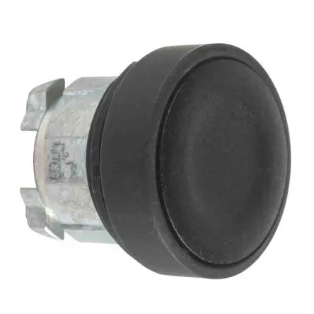 Produktfoto 1 von Schneider Electric Harmony Drucktastenkopf Ø 22 mm, Schwarz Tastend Rund Metall