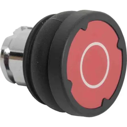 Produktfoto 1 von Schneider Electric Harmony Drucktastenkopf Ø 22 mm, Rot Tastend Bündig, beleuchtet Rund Metall, IP66