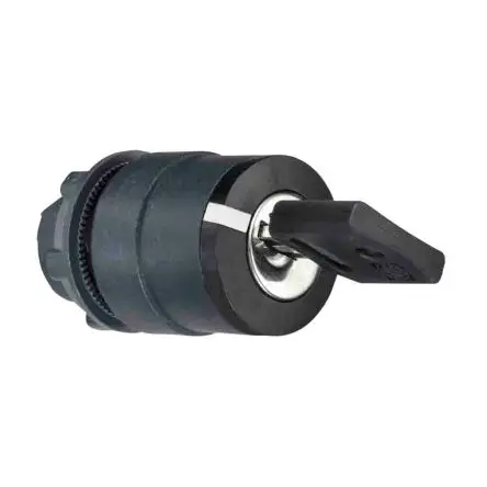 Produktfoto 1 von Schneider Electric Harmony Schlüsselschalterkopf 22 mm 2 Positionen 8D1 Federrückstellung IP69K, IP67