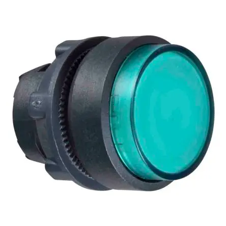 Produktfoto 1 von Schneider Electric Harmony Drucktastenkopf Ø 22 mm, Grün Tastend Rund Rund Kunststoff, IP66