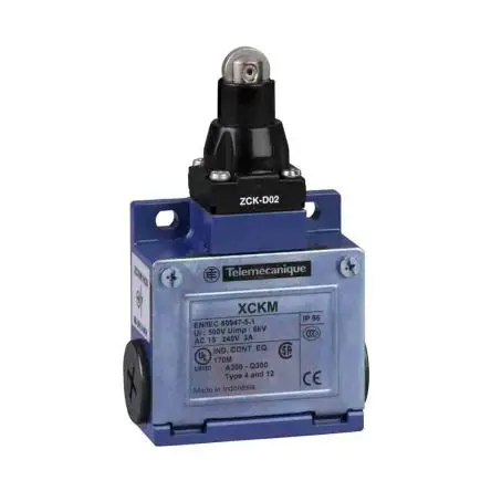 Produktfoto 1 von Telemecanique Sensors OsiSense XC Endschalter, Rollenstößel 1 Schließer/1 Öffner, IP66, Zink-Zamak-Legierung 240V ac 3A