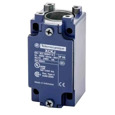 Produktfoto 1 von Telemecanique Sensors ZCKJ Endschalter, Rollenhebel 1 Schließer/1 Öffner, IP66, Metall 240V ac 3A