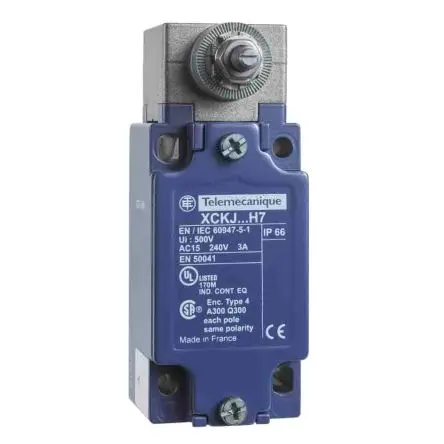 Telemecanique Sensors ZCKJ Endschalter, Rollenhebel 2 Wechsler, IP66, Metall 240V ac 3A