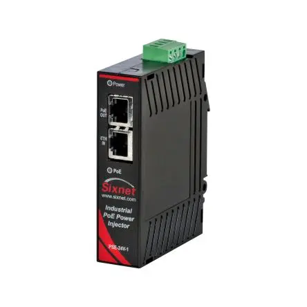Produktfoto 1 von N-Tron PoE Injektor 24V dc Input / 48V dc Output 1 Port 15.4 W 1 Port 25.4mm B. 82.95 mm T.