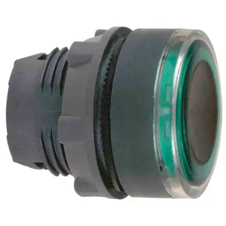 Produktfoto 1 von Schneider Electric Harmony Drucktastenkopf Ø 22 mm, Grün Tastend Rund Rund Kunststoff, IP66