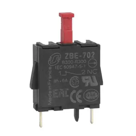 Produktfoto 1 von Schneider Electric Harmony Kontaktblock 1 Öffner 250V Stift