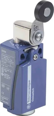 Produktfoto 1 von Telemecanique Sensors OsiSense XC Endschalter, Rollenhebel 1 Schließer/1 Öffner, IP66, IP67, Zinklegierung 240V ac 3A