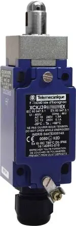 Produktfoto 1 von Telemecanique Sensors OsiSense Endschalter, Rollenstößel 1 Schließer/2 Öffner, IP66, IP67, Zinklegierung 240V ac 1.5A