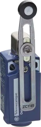 Produktfoto 1 von Telemecanique Sensors OsiSense XC Endschalter, Rollenhebel 1 Schließer/1 Öffner, IP66, IP67, Kunststoff 240V ac 3A