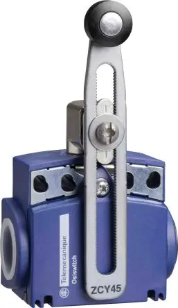 Produktfoto 1 von Telemecanique Sensors OsiSense XC Endschalter, Rollenhebel 1 Schließer/1 Öffner, IP66, IP67, Kunststoff 240V ac 3A