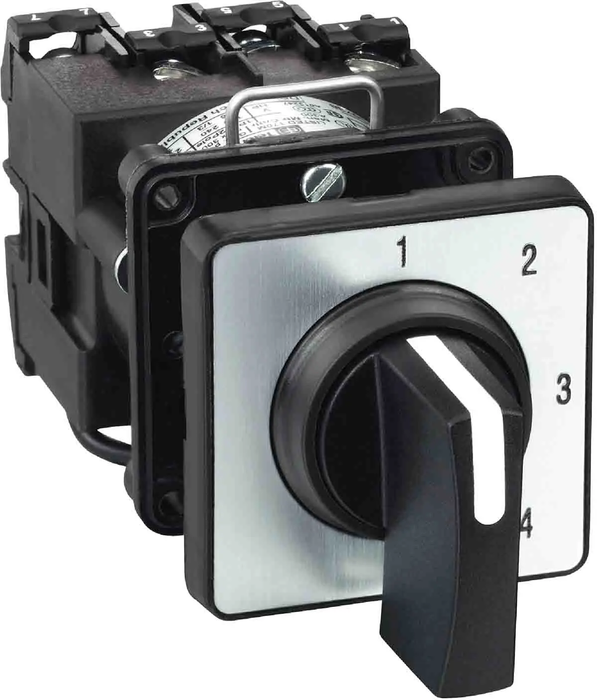 Produktfoto 1 von Schneider Electric Harmony K Nockenschalter, 1-polig / 12A, 3-phasig, 4-Stufen Schraub, 45°-Wurfwinkel