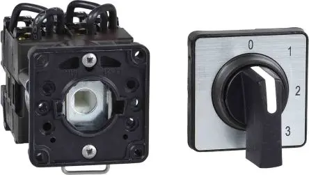 Produktfoto 1 von Schneider Electric Harmony Nockenschalter 12 A, 3-phasig, 4-Stufen Knopf Schraubanschlussklemme, 45 °-Wurfwinkel