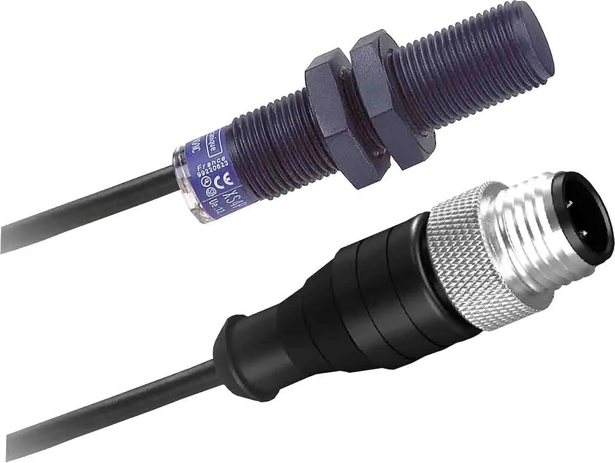 Produktfoto 1 von Telemecanique Sensors XS M12 Näherungssensor Induktiv, Gewinderohr 4 mm 2-Draht 24 → 240 V ac/dc / 200 mA NO,
