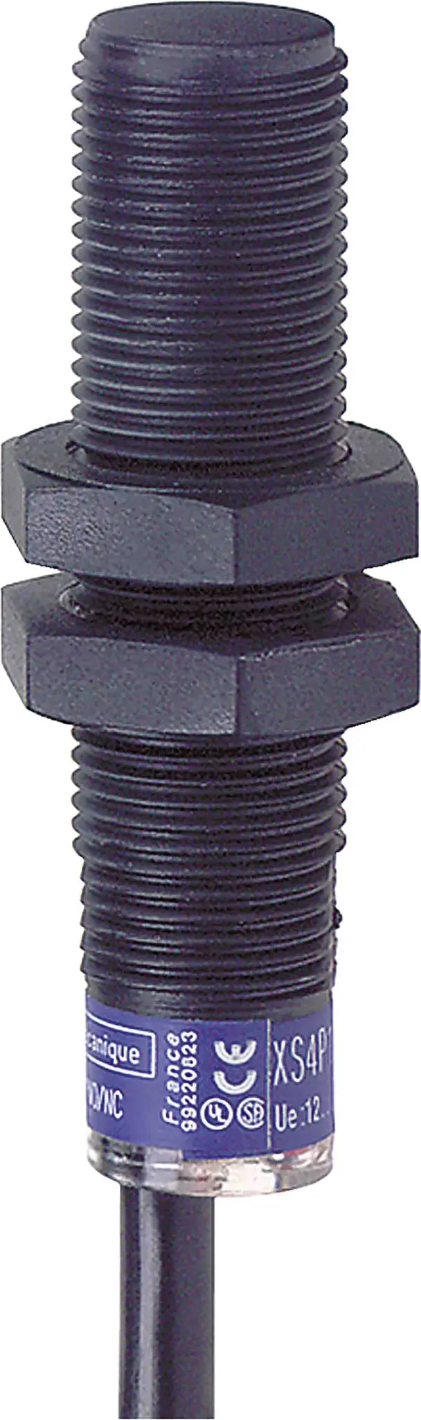 Produktfoto 1 von Telemecanique Sensors XS M12 Näherungssensor Induktiv, Gewinderohr 4 mm PNP 12 → 48 V DC / 200 mA NO, IP68
