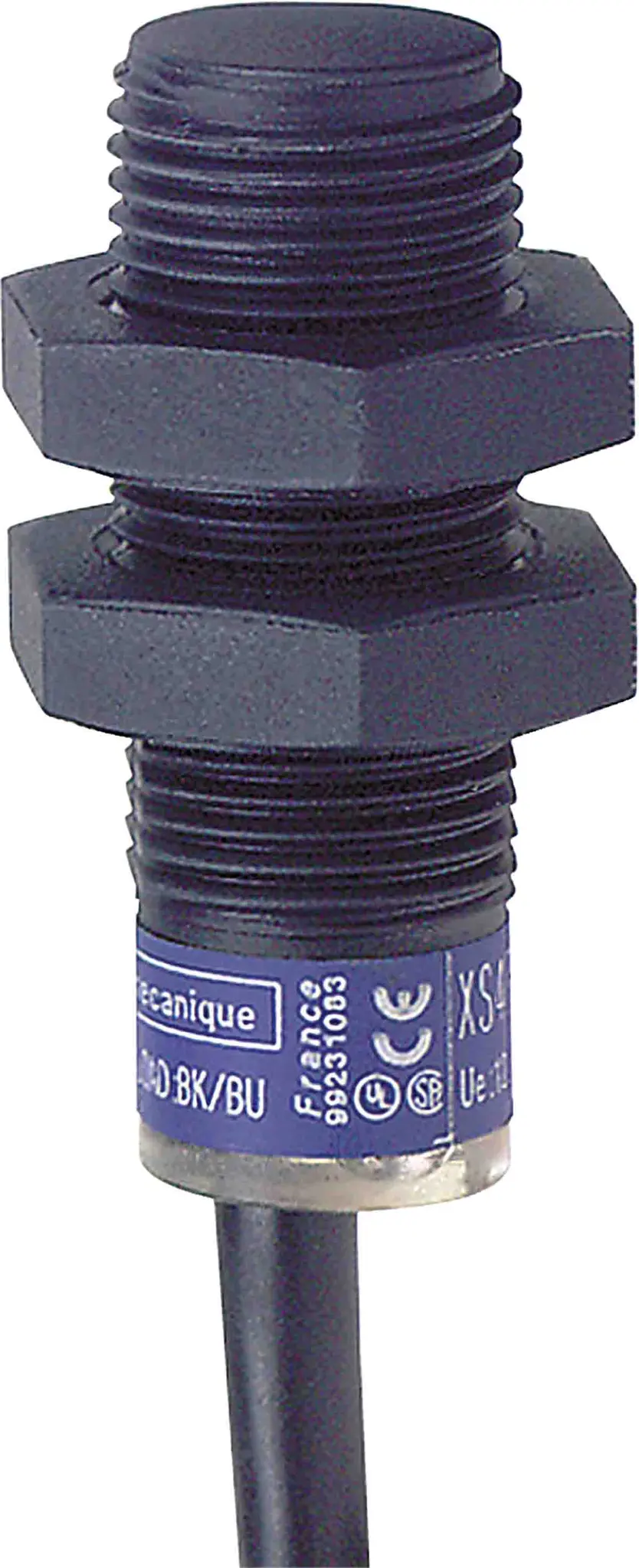 Produktfoto 1 von Telemecanique Sensors XS M12 Näherungssensor Induktiv, Gewinderohr 4 mm PNP 12 → 24 V DC / 200 mA NC, IP68