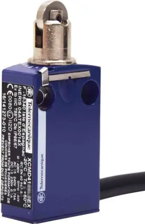 Produktfoto 1 von Telemecanique Sensors OsiSense ATEX D Endschalter, Rollenstößel 1 Schließer/1 Öffner, IP67, IP66, Zinklegierung 240V ac