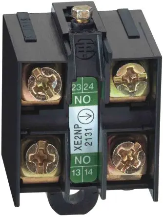 Produktfoto 1 von Telemecanique Sensors OsiSense XC Endschalter-Kontaktblock 2 Schließer 2-polig Schraubanschlussklemme