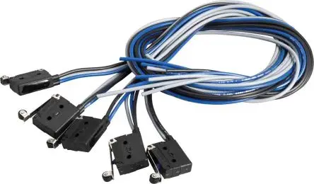 Produktfoto 1 von Telemecanique Sensors Mikroschalter Rollenhebel-Betätiger Vorkonfektioniert, 1 Wechsler, 240 V ac, 250 V dc IP67 1.67N