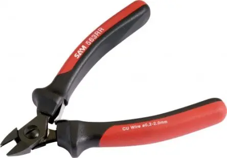 Produktfoto 1 von SAM 563-RR Diagonal Seitenschneider Höhensicher Nicht parkend 112 mm / Backen 11mm