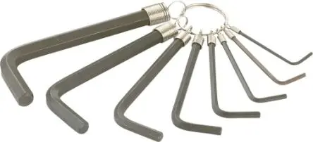 Produktfoto 1 von SAM Sechskantschlüsselsatz 8 L Metrisch Kurz 1.5 to 8 mm
