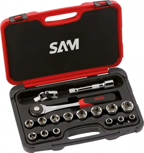 Produktfoto 1 von SAM 1/2 in Vierkant 6-Kant 17-teilig