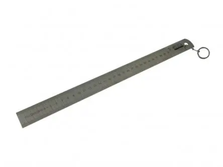 Produktfoto 1 von SAM Stahl Lineal Metrisch 200 mm x 13mm
