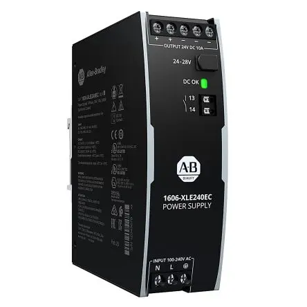 Produktfoto 1 von Allen Bradley 1606 DIN-Schienen Netzteil Geschalteter Modus 150 V dc, 240V ac Wechselstrom/Gleichstrom / 20 A 24V dc 480