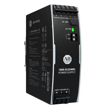 Produktfoto 1 von Allen Bradley 1606 DIN-Schienen Netzteil Geschalteter Modus 150 V dc, 240V ac Wechselstrom/Gleichstrom / 10 A 24V dc 480