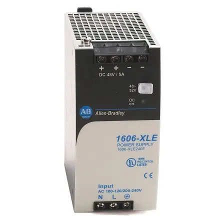 Produktfoto 1 von Allen Bradley 1606 DIN-Schienen Netzteil Geschalteter Modus 150 V dc, 240V ac Wechselstrom/Gleichstrom / 20 A 24V dc DC