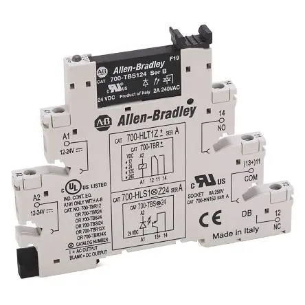 Produktfoto 1 von Allen Bradley 700-HLS Schnittstellen-Relaismodul 24V dc DIN-Hutschiene