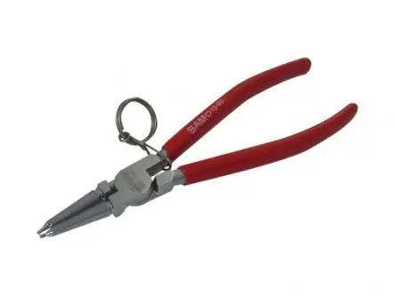 Produktfoto 1 von SAM Sicherungsringzange / Backen 140mm Innen- 180mm 19 to 16 mm ESD-Sicherheit Schließer (NO)