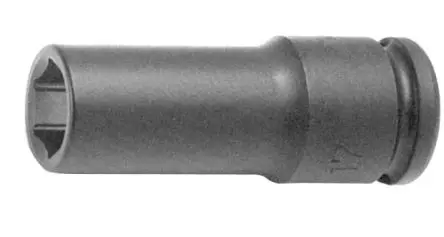 Produktfoto 1 von SAM 1/2 in, 30 mm Tiefschlag-Stecknuss Schlag-Steckschlüssel lang Stahl, 85 mm