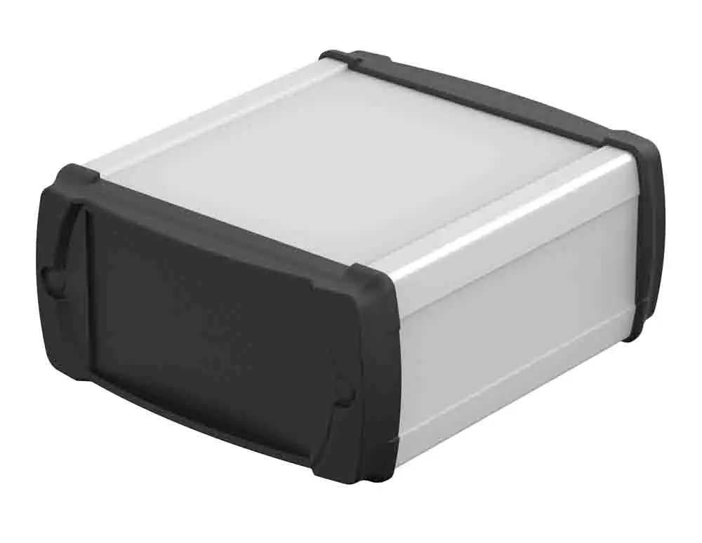 Produktfoto 1 von Bopla BOS-Ecoline; Universalgehäuse; Aluminium; Silber IP40 Breite 100 mm Höhe 52 mm Länge 106 mm