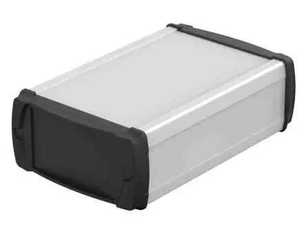 Produktfoto 1 von Bopla BOS-Ecoline; Universalgehäuse; Aluminium; Silber IP40 Breite 150 mm Höhe 52 mm Länge 106 mm