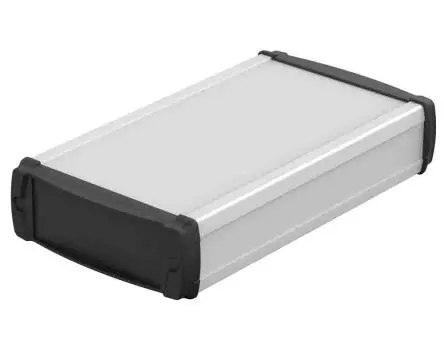 Bopla BOS-Ecoline; Universalgehäuse; Aluminium; Silber IP40 Breite 200 mm Höhe 42 mm Länge 120 mm