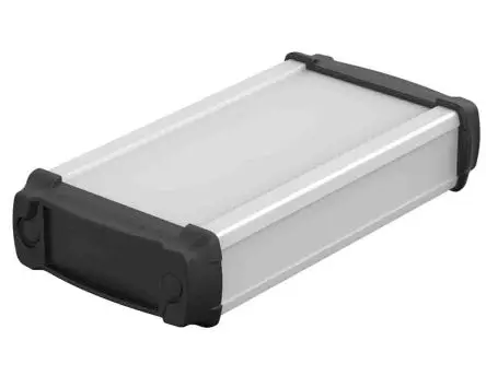 Bopla BOS-Ecoline; Universalgehäuse; Aluminium; Silber IP40 Breite 100 mm Höhe 22 mm Länge 57.5 mm