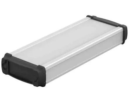Produktfoto 1 von Bopla BOS-Ecoline; Universalgehäuse; Aluminium; Silber IP40 Breite 150 mm Höhe 22 mm Länge 57.2 mm
