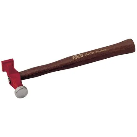 Produktfoto 1 von SAM Hammer, Kugelhammer aus Edelstahl 300 g Holz-Stiel 300 mm