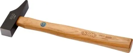Produktfoto 1 von SAM Hammer, Tischlerhammer aus Kohlenstoffstahl 500 g Holz-Stiel 328 mm