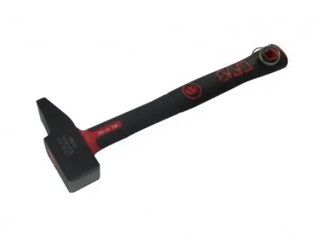 Produktfoto 1 von SAM Hammer, Niethammer aus Edelstahl 565 g Fiberglas-Stiel 305.5 mm