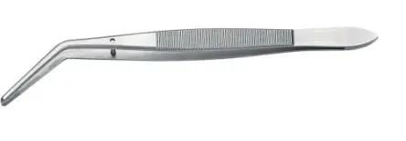 Produktfoto 1 von SAM Edelstahl Pinzette, 155mm, Spitze Gebogen 1-teilig