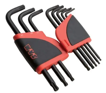 Produktfoto 1 von SAM TORX®-Schlüsselsatz L Lang 8, T15, T9, T20, T30, T27, T25, T40, T10