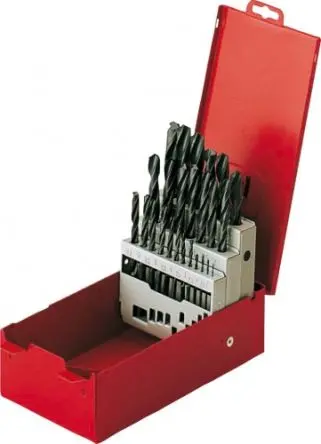 SAM HSS Drehung Satz 1 mm → 13 mm, 25-teilig für Metall