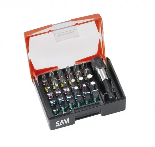 Produktfoto 1 von SAM Sechskant Sechskant Treiberbit Hex 2, Hex 2.5, Hex 3, Hex 4, Hex 5, Hex 6, PH1, PH2, PH3, PZ1, PZ2, PZ3, SL 3, SL 4,
