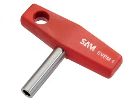 Produktfoto 1 von SAM Steckschlüssel-Handgriff Schließer (NO) / Klinge 125 mm
