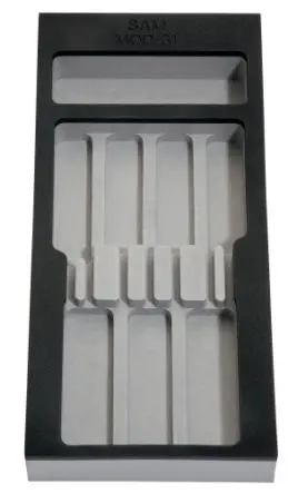 Produktfoto 1 von SAM Auffangwanne Schaum, W 180mm L 405 mm H 40 mm